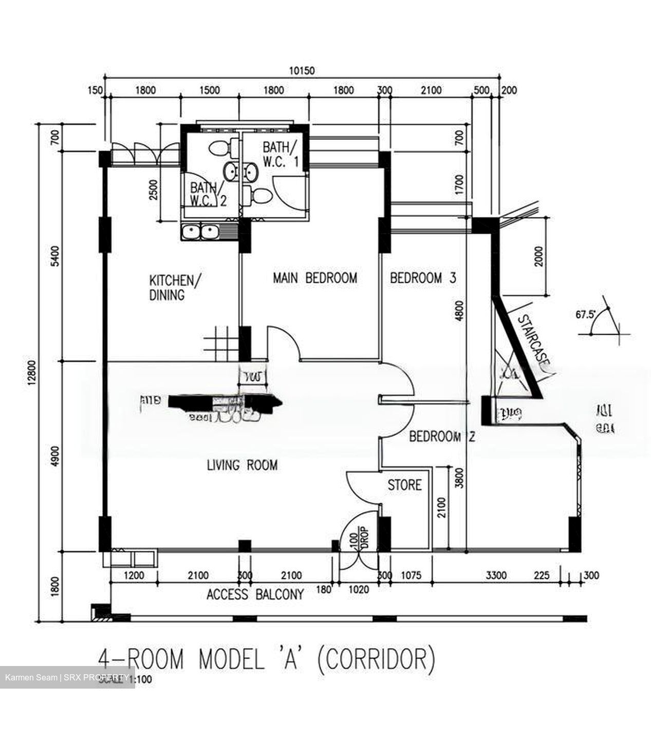 Blk 411 Yishun Ring Road (Yishun), HDB 4 Rooms #475886681
